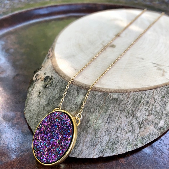 Druzy Necklace - Picture 2 of 4